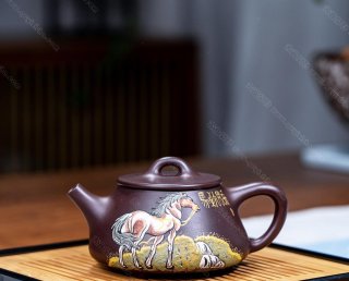 精工作品推薦！品名：馬到成功，泥料：原礦