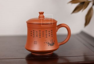 《蘭花蓋杯》